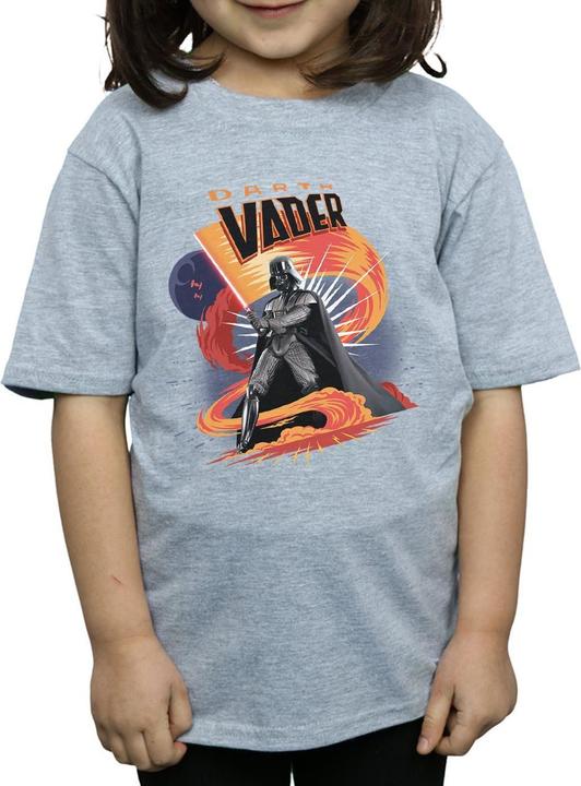 Image du produit Star Wars - T-shirt DARTH VADER SWIRLING FURY - Fille (140, 146)