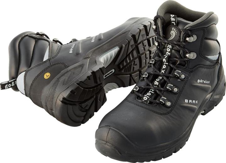 Actual product image Baak Safety boot Harrison size 44 black S3 SRC ESD EN ISO 20345 smooth leather (S3, 44)