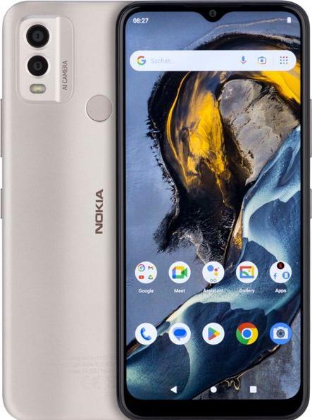 Produktbild Nokia C22 (64 GB, Sand, 6.50", Dual SIM, 13 Mpx, 4G)