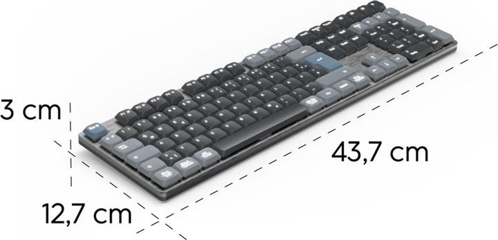 Produktbild Hama WK-800 Tastatur kabellos grau (DE, Kabellos)