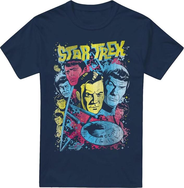 Actual product image Mens Classic Crew Illustrated T-Shirt (4XL)