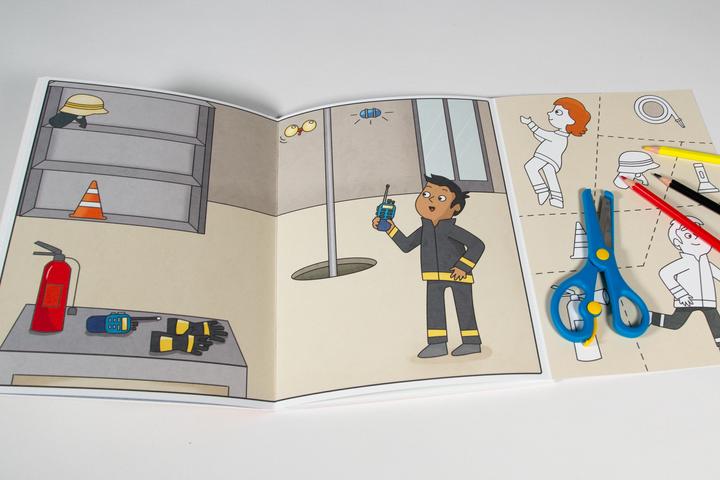 Immagine prodotto Loewe Facciamo bricolage! da 5 anni - colorare, ritagliare, incollare - vigili del fuoco e polizia