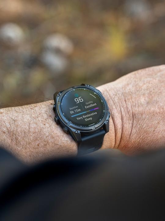 Image du produit Garmin Fenix 8 Solar Sapphire Titan (51 mm)