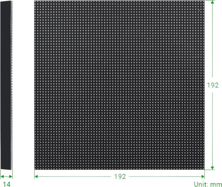 Produktbild WaveShare RGB P3 Matrix Panel 64x64 HUB75