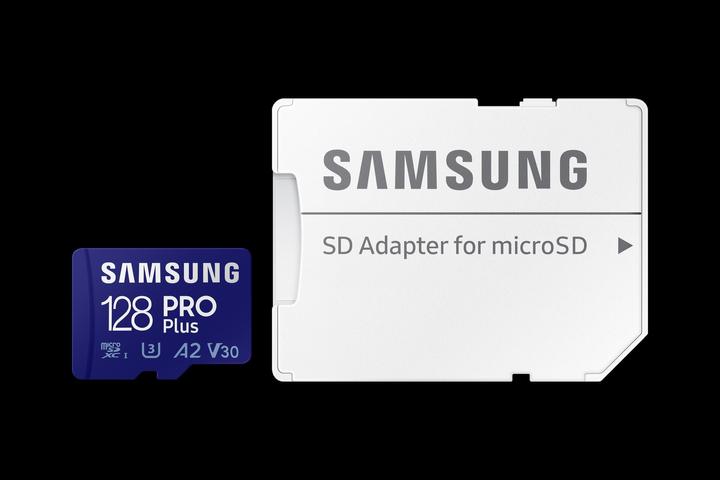 Produktbild Samsung SD MicroSD Card SDXC PRO Plus Reader (128 GB, microSDXC, U3, UHS-I)