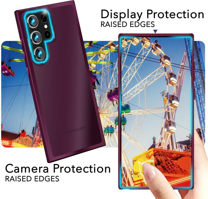 Image du produit Nalia Étui hybride semi-transparent avec cadre de protection (Samsung Galaxy S24 Ultra)