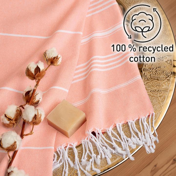 Actual product image Fit-Flip Hamamtuch Baumwolle Recycelt 100x200cm (100 x 200 cm)