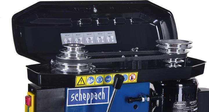 Actual product image Scheppach DP16VLS Drilling machine 230-240V 50Hz 500W (Electrical connection)