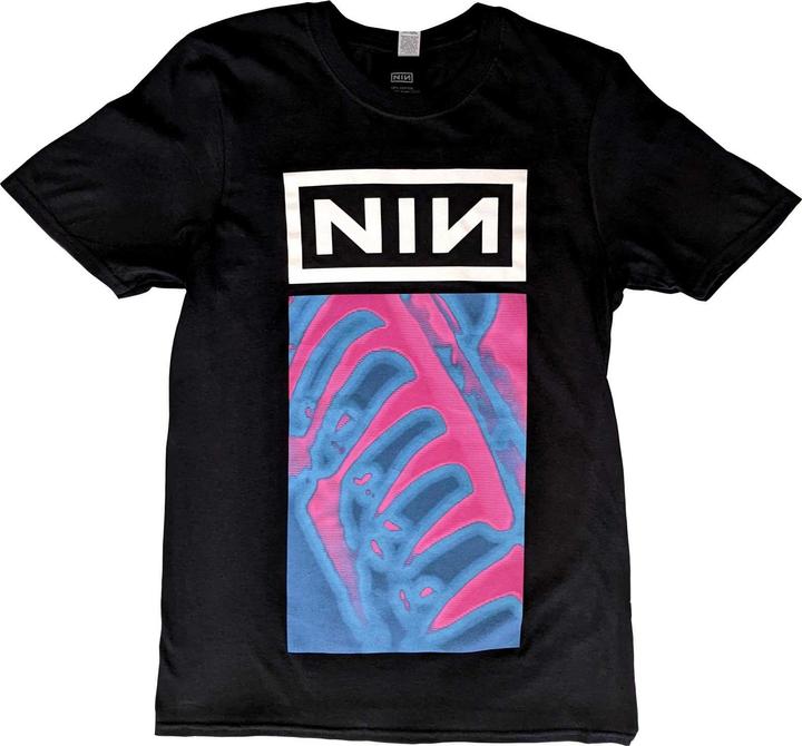 Actual product image Universal Textiles Unisex Adult Pretty Hate Machine Neon Cotton T-Shirt (XXL)