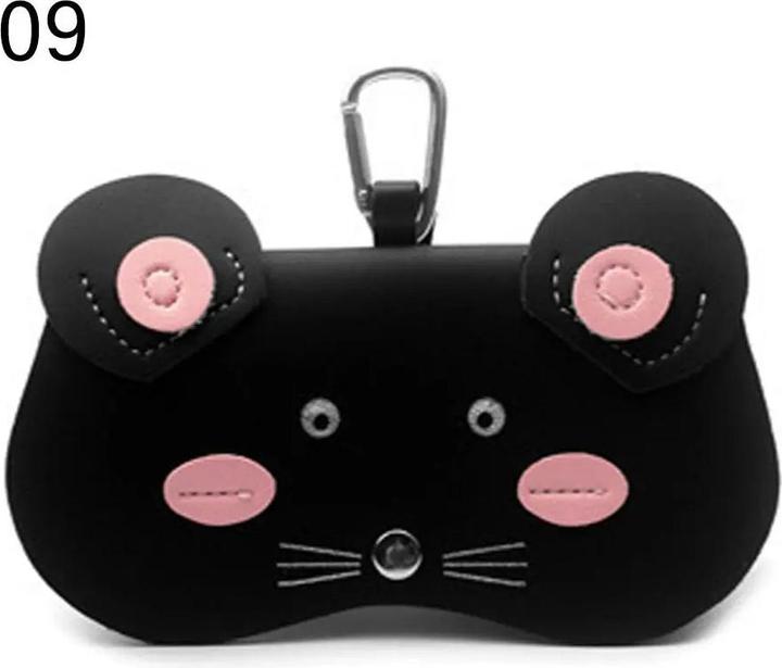 Produktbild Only-Bags.Store Cartoon Portable Sun Eye Glasses Box PU Leder Brillenetui Sonnenbrille