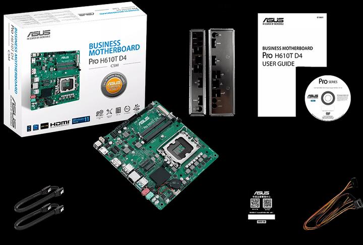 Produktbild ASUS MB PRO H610T -CSM (LGA 1700, Intel H610, Mini-ITX)