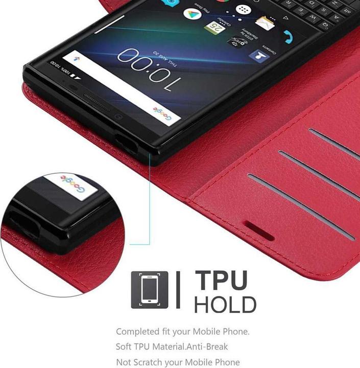 Produktbild Cadorabo Book mit Standfunktion Cover (Blackberry KEY2 LE)