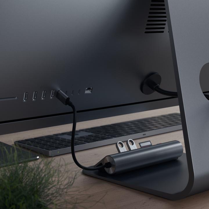 Immagine prodotto Satechi Mozzo in alluminio USB-C (USB-C, 5 Porti)