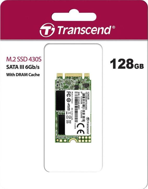 Actual product image Transcend 430S (128 GB, M.2 2242)
