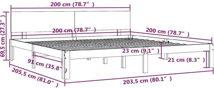 Actual product image VidaXL Valina (200 x 200 cm)