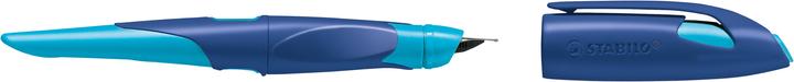 Actual product image STABILO School fountain pen 'EASYbirdy' LH (Azure blue, Midnight Blue, 1 x)