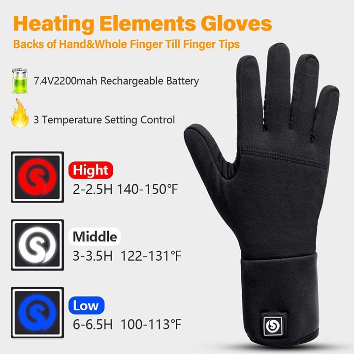 Actual product image Day wolf Heated Gloves Medium Large