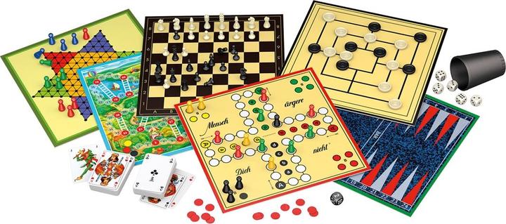 Produktbild Schmidt Spiele 300er Spielesammlung rot (Deutsch)