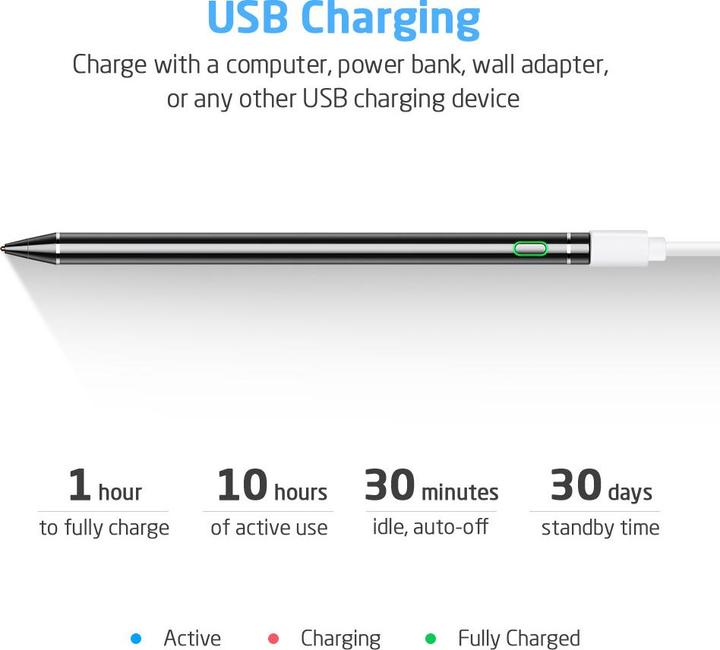 Actual product image ESR Digital Stylus Ipad / others K818 Black