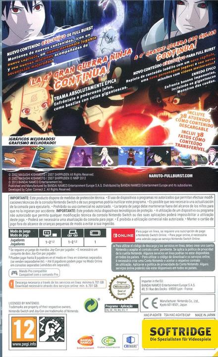 Immagine prodotto Bandai Namco Naruto Ultimate Ninja Storm 3 Full Burst (Switch, Switch Lite, Switch OLED, DE)