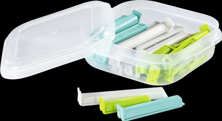 Image du produit Xavax Kit de clips de fermeture d'ustensiles de cuisine avec boîte de rangement pratique (30 x)