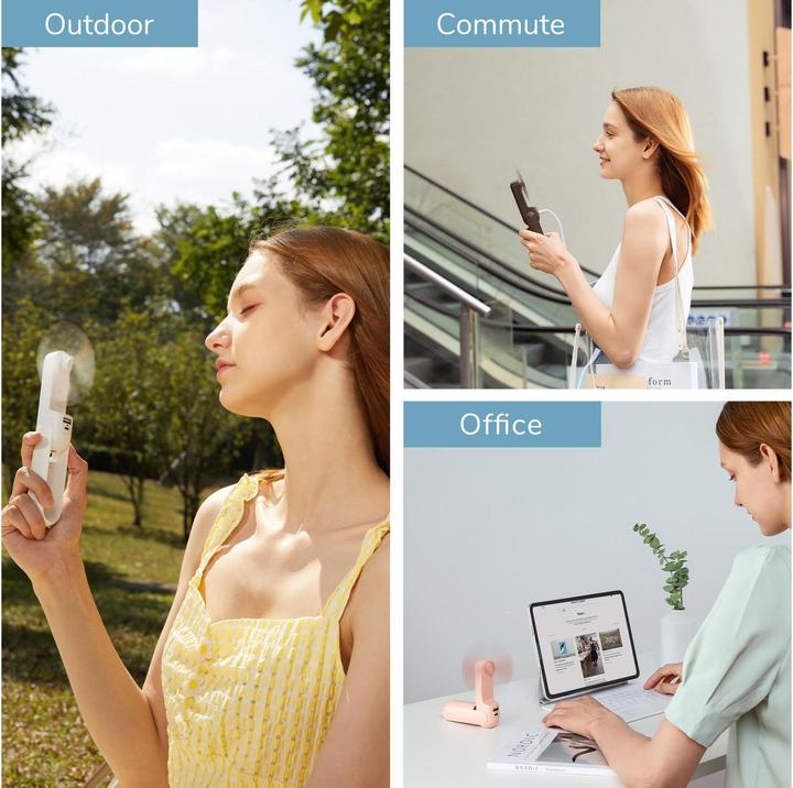 Image du produit Jisulife Ventilateur de poche Life8 Plus blanc
