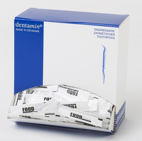 Produktbild Antalis Zahnstocher plastikverpackt FOODline/Dentamin 1200Stk/Packung - (1200 Stck.)