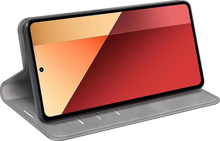 Productafbeelding Cover-Discount Poco M6 Pro / Redmi Note 13 Pro 4G - Stand Case grijs (Xiaomi Redmi Note 13 Pro 4G)