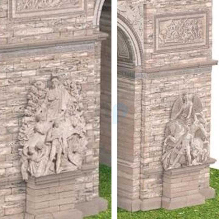 Immagine prodotto Block Cuit. Kit modello 3D in ceramica -Arco di Trionfo Parigi (33 x 27 x 18 cm)