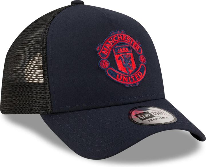 Image du produit New Era A-Frame Mesh Trucker Cap - Manchester United navy