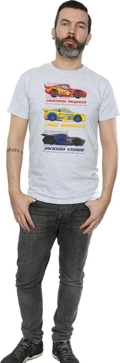 Actual product image Cars Mens Racer Profile Cotton T-Shirt (S)