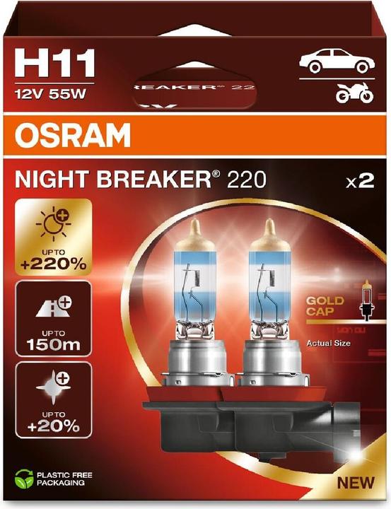 Produktbild Osram Night Breaker 220 H11 Duobox (H11)