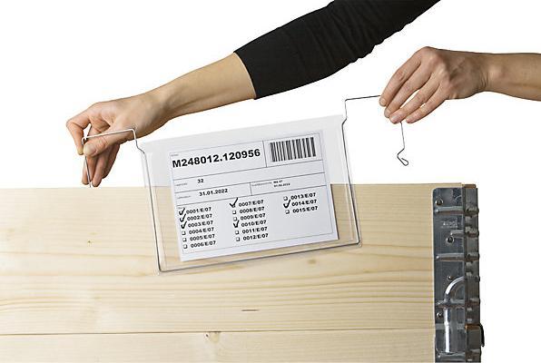 Produktbild kaiserkraft Dokumententaschen mit Drahtbügel (A5)