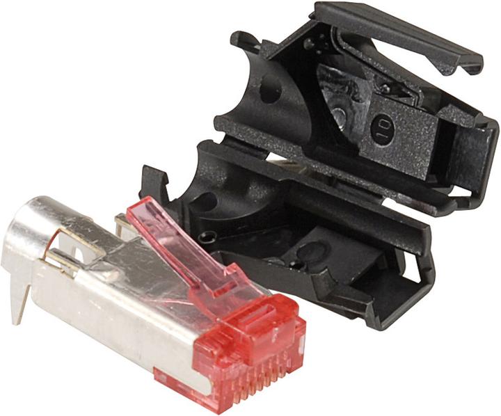 Produktbild EFB Elektronik Hersteller: HIROSE RJ45-Hirose Stecker STP, TM21 schwarz, 50 Stück, 3 Elemente, Cat. 6 Channel Class (Netzwerkkabel Stecker)