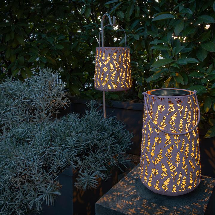 Produktbild STT Solar LED Laternen Antik Lavendula (22 x 18 cm)