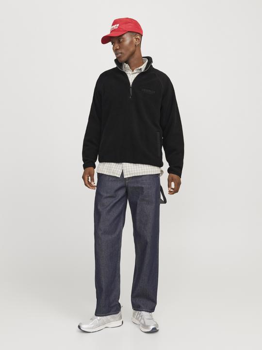 Actual product image Jack & Jones Single-coloured fleece sweatshirt Fleece sweatshirt (S)
