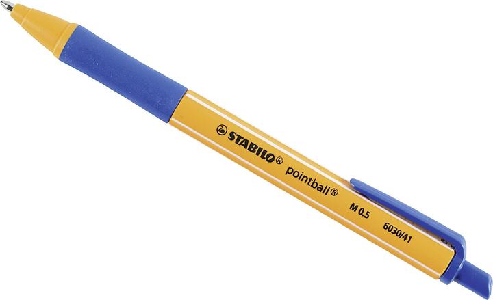 Produktbild STABILO pointball Druck-Kugelschreiber (Blau, 1 x)