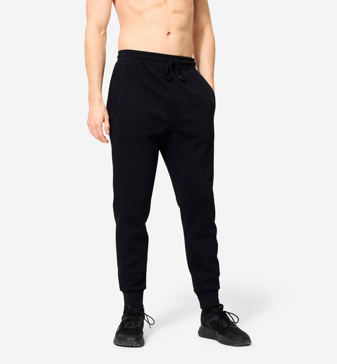 Immagine prodotto Domyos Jogginghose Herren Fleece schwarz (W32)