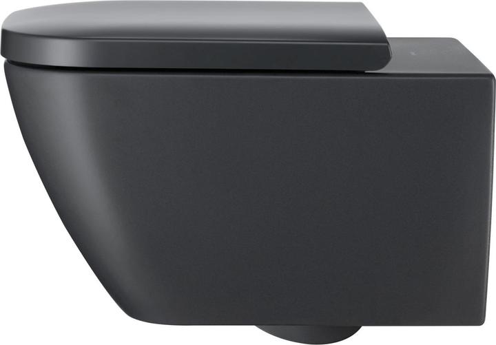 Duravit WC sans rebord Happy D.2 Plus Rimless Anthracite mat 2222098900