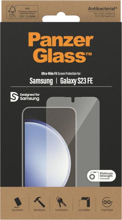 Produktbild PanzerGlass Ultra-Wide Fit (1 Stück, Samsung Galaxy S23 FE)
