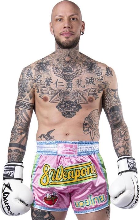 Actual product image 8Weapons 8 WEAPONS Muay Thai Shorts - Yummy green S (S)