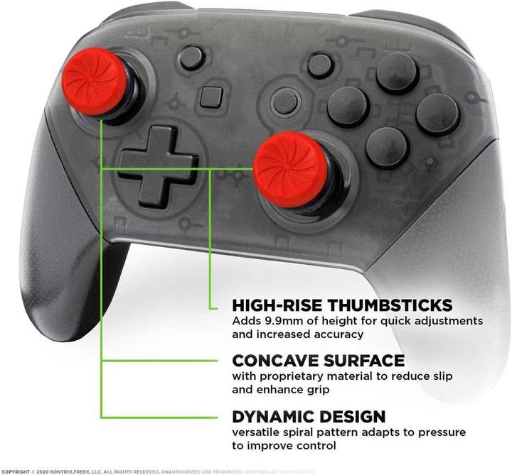 Image du produit SteelSeries KontrolFreek - FPS Freek Inferno - Nintendo Pro (4 Prong) (Switch)