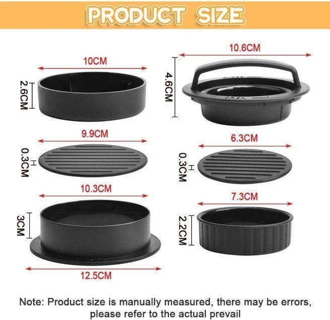 Immagine prodotto MU Classic premi per hamburger con 2 diverse dimensioni