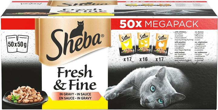 Produktbild Sheba Fresh & Fine in Sauce (Adult, 1 Stk., 2500 g)