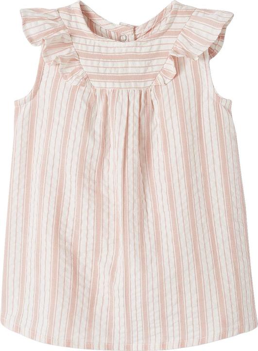 Vertbaudet Baby Kleid aus gestreiftem Seersucker