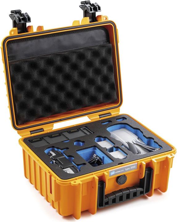 B+W Custodia da trasporto per DJI Mavic Air 2 Type 3000 arancione La custodia per il tuo DJI Mavic Air (Custodia per drone, DJI Mavic Air 2)