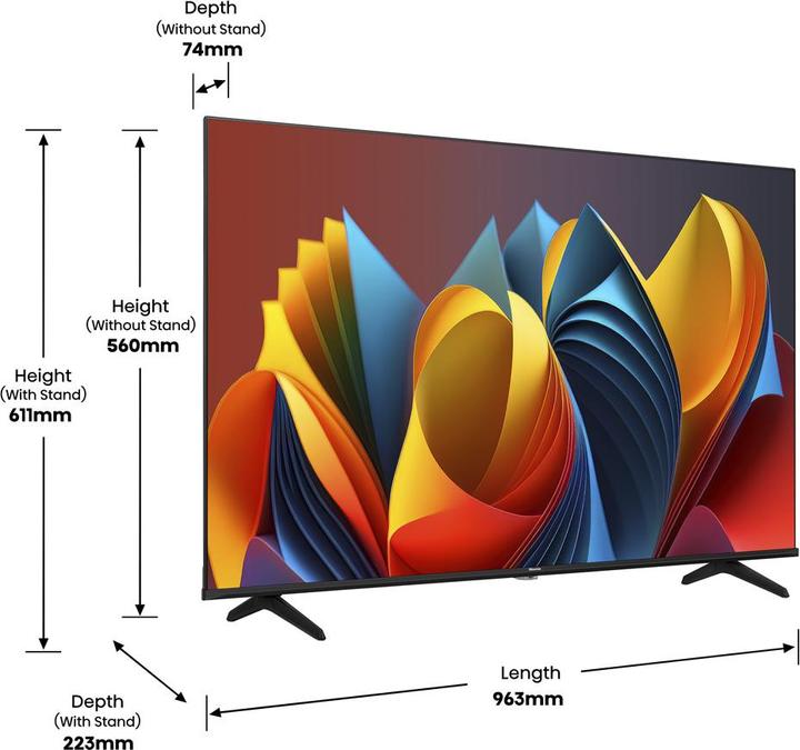 Image du produit Hisense TV 43E77NQ (43", E7NQ, QLED, 4K, 2024)