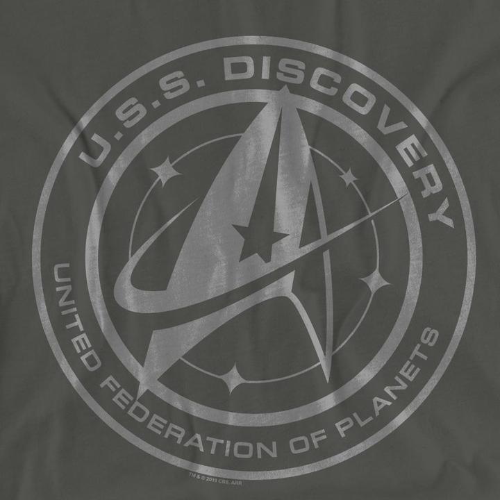 Actual product image Universal Textiles Unisex Adult Discovery Crest T-Shirt (XXL)