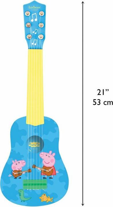 Actual product image Lexibook Peppa Wuz My First Guitar 21 Inch / 53cm