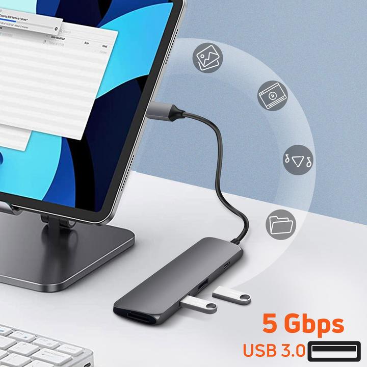 Actual product image Satechi St-Cmam (USB-C, 4 Ports)